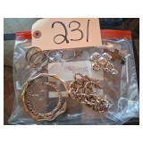 COSTUME JEWELRY---CROSSES, ETC
