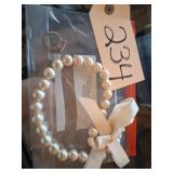 PEARL NECKLACE COSTUME,PINK ICE RING