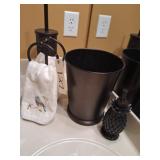 PINEAPPLE SOAP DISPENSER, ,TOWEL HOLDER,WASTEBASKE