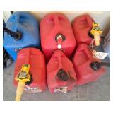 6 GASOLINE CANS
