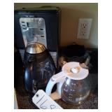 MR COFFEE COFFEEMAKER W FILTER, FILTER BASKET,POT