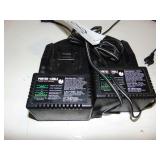 Two Porter Cable Charger 19-2 Volts