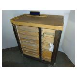 ARTROMICK Cabinet On Casters w/13 Drawers