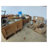 Three Pallets of Misc. Metal, Bolts, Etc.