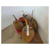 Four Gas Cans
