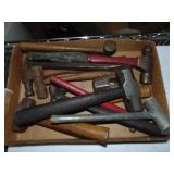Twelve Misc. Hammers Shop & Claw