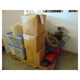 Pallet of Misc. Elec Boxes & Flex Hose, Wiring