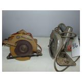 Two Black & Decker Circular Saws