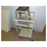 Pollo Cart w/Metal Stool