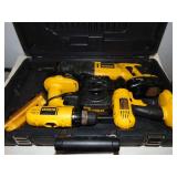 Dewalt Kit Saw All &2 Drill Charger, 2 Batteries 18 Volt