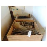 Two Boxes of Car Parts & Engine