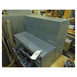Three Metal Cabinet Misc. Milling Bits, Drill Bits Taps & Etc on Wooden Shelf w/Casters