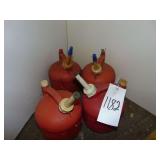 Four Gas Cans