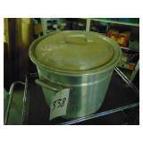 Large Alum. Pot w/Basket