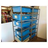 Bin Rack 12 Bin Contents of PVC Fitting