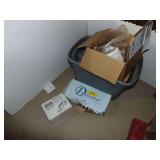Tote of Door Hardware, Hinges, Locks, Etc.