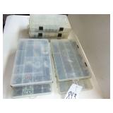 Seven Trays of Screws, Fasteners, Etc.