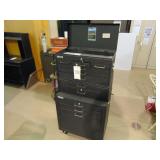 US General Tool Chest & Tool Box w/Key on Casters