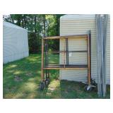 Four Scaffoldings w/Caster & Braces