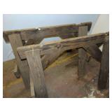 Wooden Saw Horses