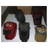 Four Welding Helmets