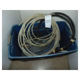 Tote of Misc. Line, Wall Base Trim, Etc.