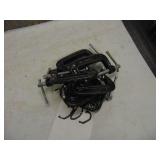 Seven 2" C-Clamps