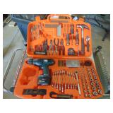 Black Decker Tool Set w/Cordless Drill