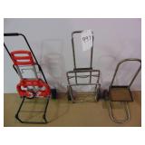 Four Luggage Hand Trucks