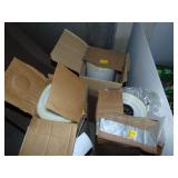 Three Rolls of Plastic Film