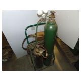 Accu Trol Acetylene Torch & Gauges Cart & Tank