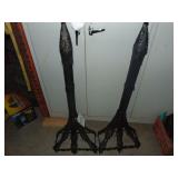 Two Metal Wall Hangers