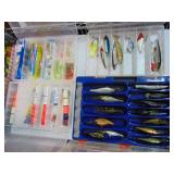 Misc. Salt Water Jigs, Top Water, Corks, Crank Baits (4) Contenters
