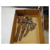 Five Pipe Wrenches