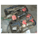 2 Lincoln Cordless Grease Guns w/Batteries No