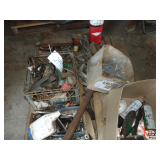 Misc. Pallet of Roller Chains, Jack, Elec. Terminals, Taps, Drill Bits, Etc.