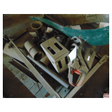 Pallet of Parts, Disc Spacers, Echo Chain Saw, Metal, Etc.