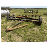 Trailer For Combine w/Steel Tracks