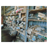 Shelves, Misc. Parts, Filters, Starters, Generators, Sprayer Valves, Plow Sweeps, Bearings, Etc.