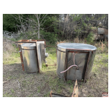 Two Chem Farm S/S Saddle Tanks w/ Mounting Bracket