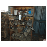 2 Shelves of Misc. Parts, Tank Lids, Spacers