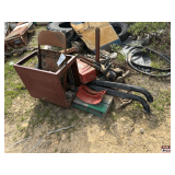 2 Pallets of Misc. Metal Box, Chair, Chain Saw & Etc.