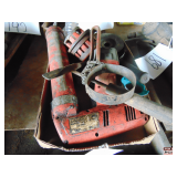 Misc. Groupnig of Cordless Grease Gun, Oil Filters, Wrenches, Etc.