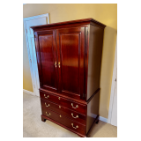 Wellington Hall Cabinet With Brass Hardware, Made in Honduras