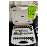 Kobalt Socket and Ratchet Set with Hard Case