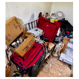 Grouping of Items Including Electronics, Statue, and Presto Cooker