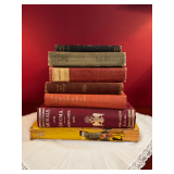 Vintage Books Including Titles on Freemasonry, Mennonite Life, and Literary Classics