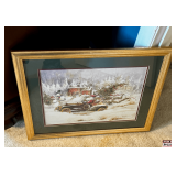 Contents of Closet | Books, Bedding, Framed Art, Dumbbells, and Miscellaneous Items