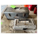 Hand Tools and Sockets in Metal and Plastic Toolboxes