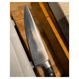 Harris Teeter Cutlery with Knife Blocks, Dexter Cleaver, Electric Knife, and Four Wood Cutting Boards